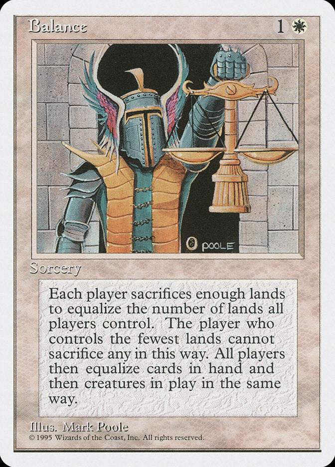 Balance [Fourth Edition] Magic: The Gathering