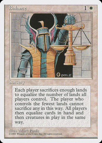 Balance [Fourth Edition] Magic: The Gathering