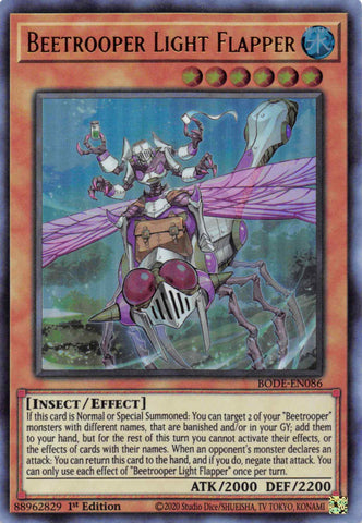 Beetrooper Light Flapper [BODE-EN086] Ultra Rare Yu-Gi-Oh!