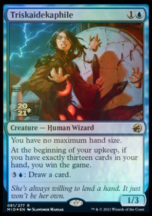 Triskaidekaphile [Innistrad: Midnight Hunt Prerelease Promos] Magic: The Gathering