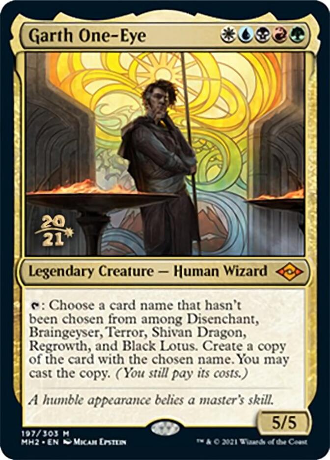 Garth One-Eye [Modern Horizons 2 Prerelease Promos] Magic: The Gathering