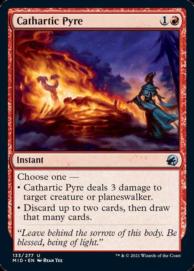 Cathartic Pyre [Innistrad: Midnight Hunt] Magic: The Gathering