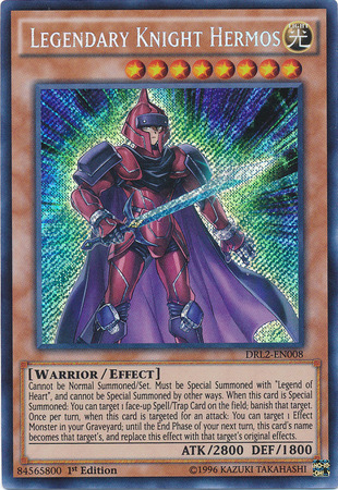Legendary Knight Hermos [DRL2-EN008] Secret Rare Yu-Gi-Oh!
