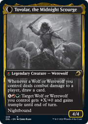 Tovolar, Dire Overlord // Tovolar, the Midnight Scourge [Innistrad: Double Feature] Magic: The Gathering