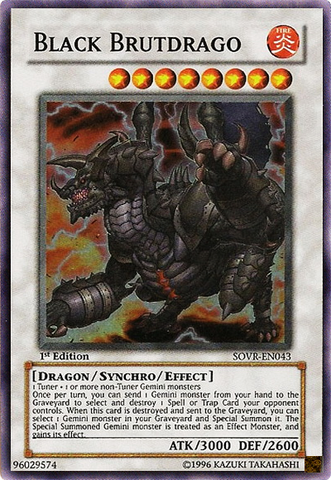 Black Brutdrago [SOVR-EN043] Super Rare Yu-Gi-Oh!