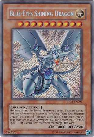 Blue-Eyes Shining Dragon [RP02-EN096] Secret Rare Yu-Gi-Oh!