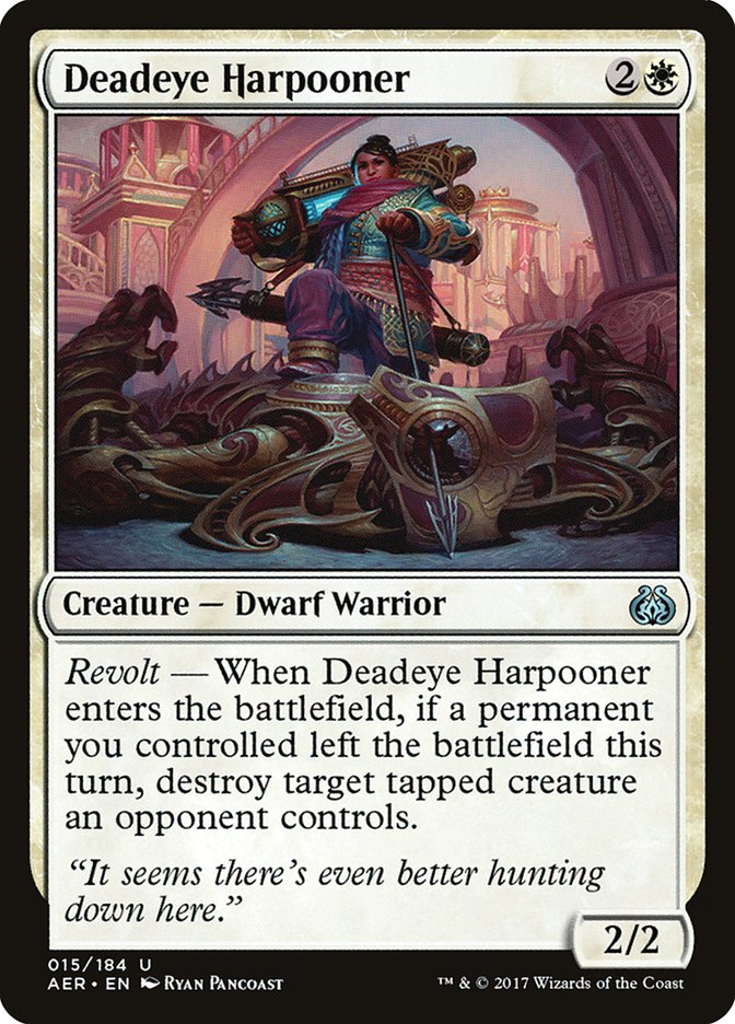 Deadeye Harpooner [Aether Revolt] Magic: The Gathering