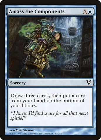 Amass the Components [Avacyn Restored] Magic: The Gathering