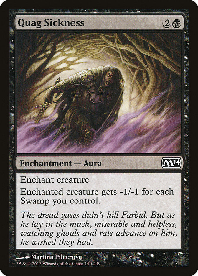 Quag Sickness [Magic 2014] Magic: The Gathering