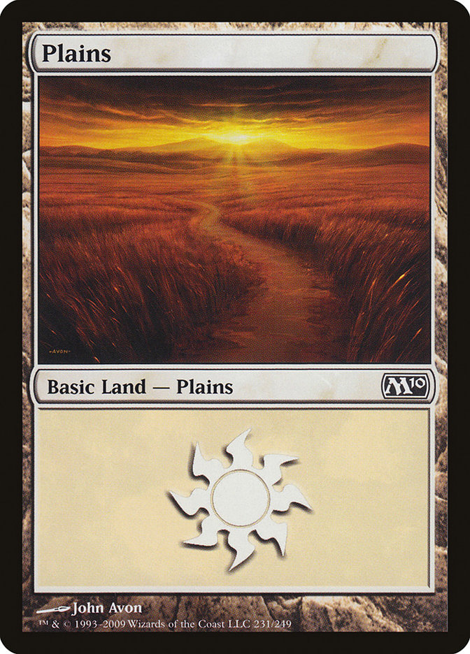 Plains (231) [Magic 2010] Magic: The Gathering