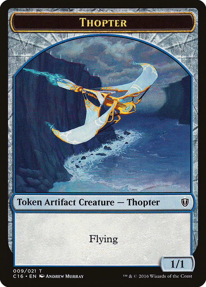 Thopter // Germ Double-Sided Token [Commander 2016 Tokens] Magic: The Gathering