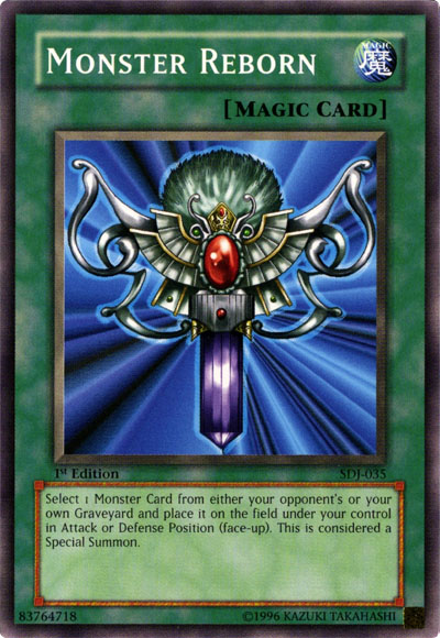 Monster Reborn [SDJ-035] Common Yu-Gi-Oh!