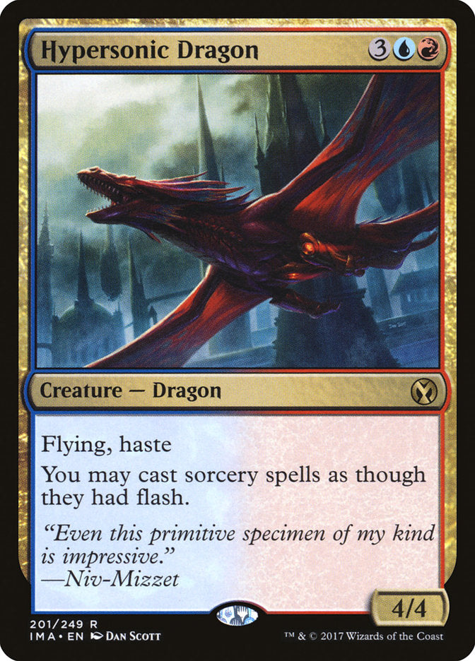 Hypersonic Dragon [Iconic Masters] Magic: The Gathering