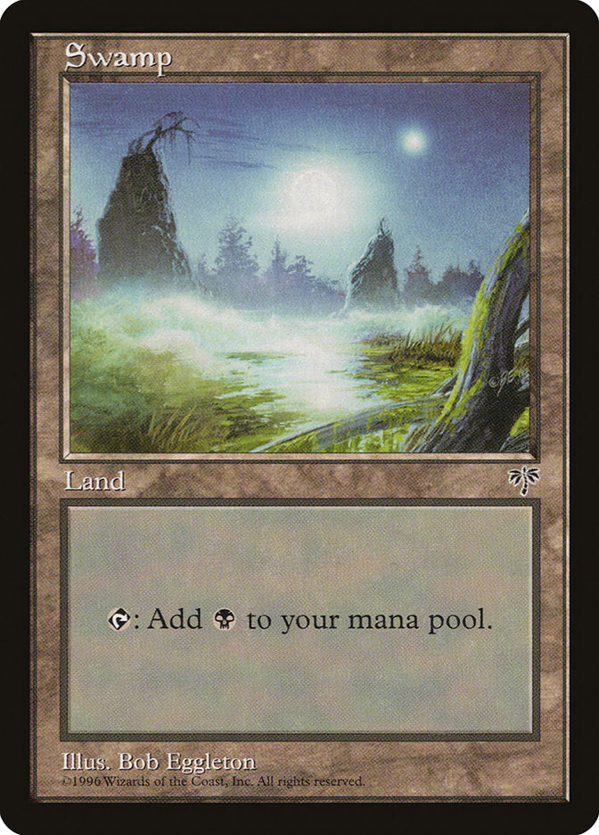 Swamp (340) [Mirage] Magic: The Gathering