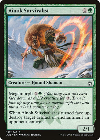 Ainok Survivalist [Masters 25] Magic: The Gathering