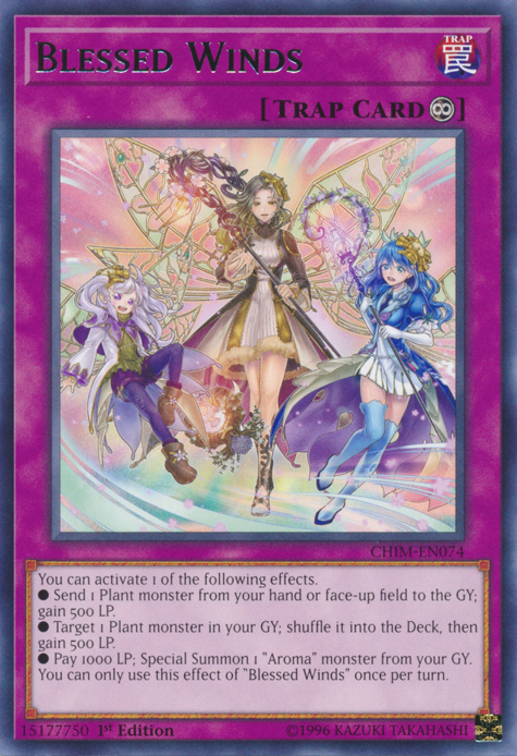 Blessed Winds [CHIM-EN074] Rare Yu-Gi-Oh!