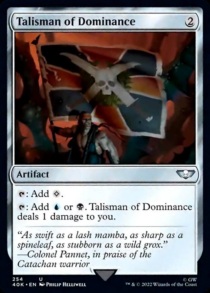 Talisman of Dominance (254) [Warhammer 40,000] Magic: The Gathering
