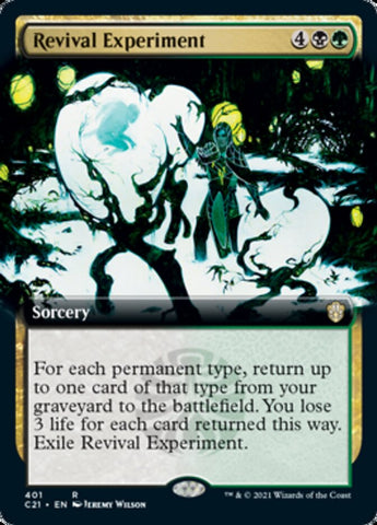 Revival Experiment (Extended Art) [Commander 2021] Magic: The Gathering