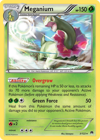 Meganium (3/122) [XY: BREAKpoint] Pokémon