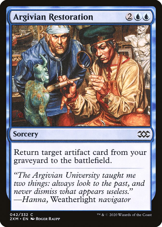 Argivian Restoration [Double Masters] Magic: The Gathering