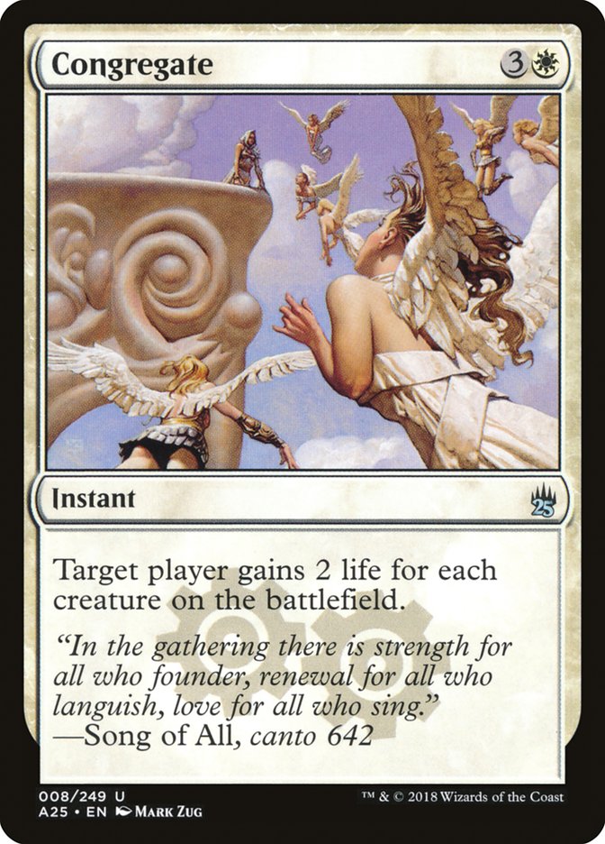 Congregate [Masters 25] Magic: The Gathering