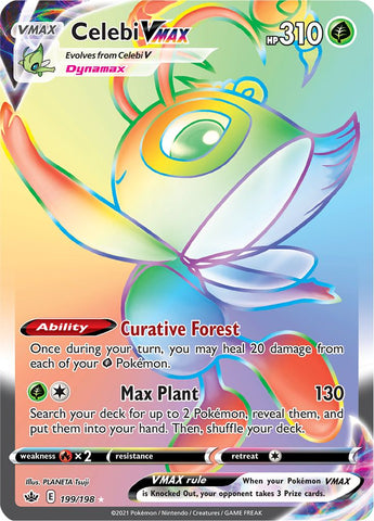 Celebi VMAX (199/198) [Sword & Shield: Chilling Reign] Pokémon