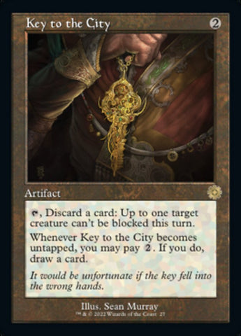 Key to the City (Retro) [The Brothers' War Retro Artifacts] Magic: The Gathering
