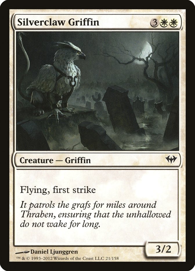 Silverclaw Griffin [Dark Ascension] Magic: The Gathering