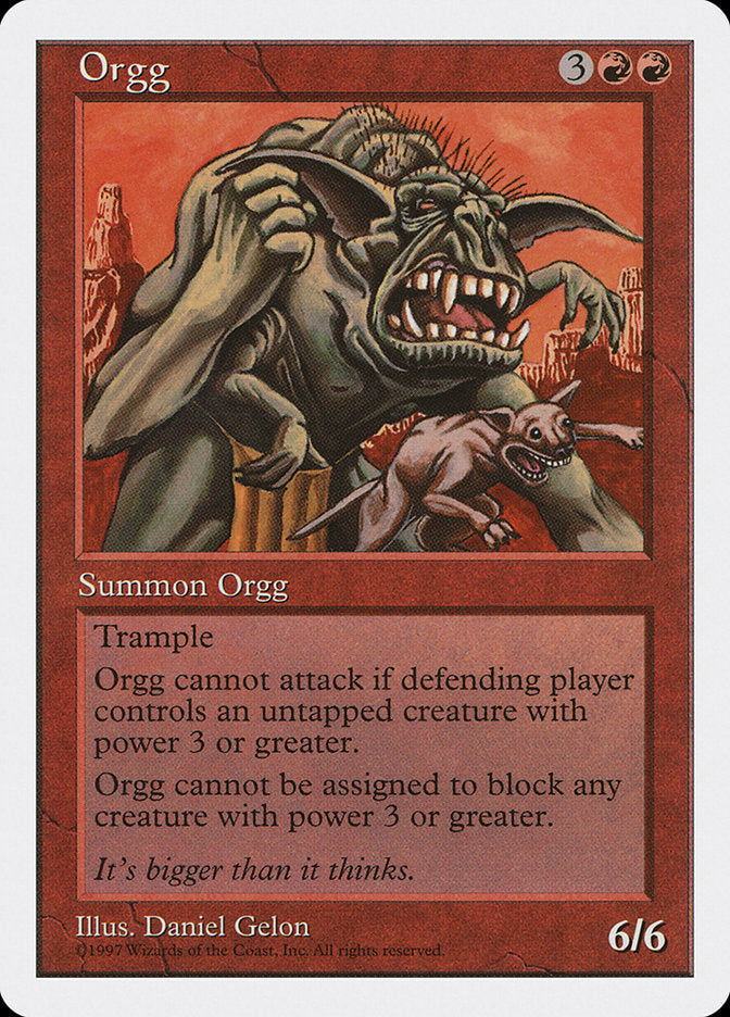 Orgg [Fifth Edition] Magic: The Gathering