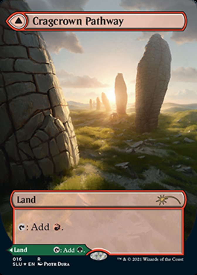 Cragcrown Pathway // Timbercrown Pathway (Borderless) [Secret Lair: Ultimate Edition 2] Magic: The Gathering