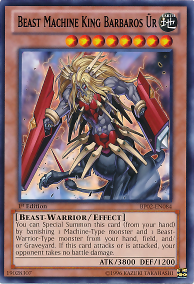 Beast Machine King Barbaros Ur [BP02-EN084] Mosaic Rare Yu-Gi-Oh!