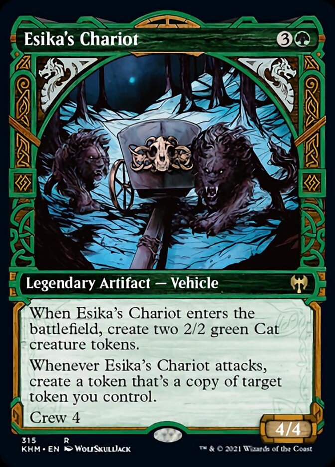Esika's Chariot (Showcase) [Kaldheim] Magic: The Gathering