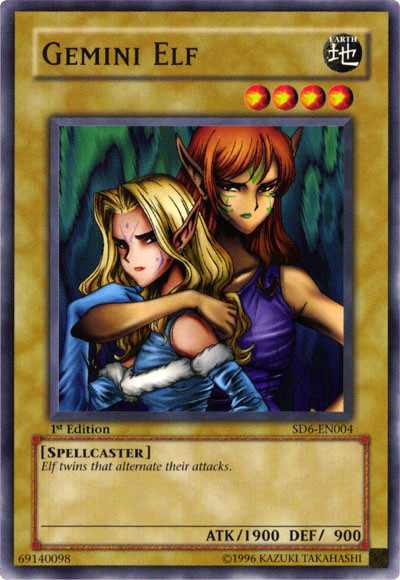 Gemini Elf [SD6-EN004] Common Yu-Gi-Oh!