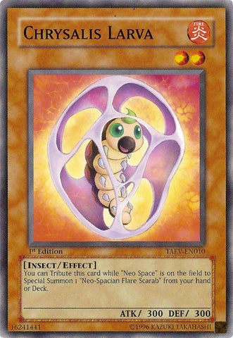 Chrysalis Larva [TAEV-EN010] Common Yu-Gi-Oh!