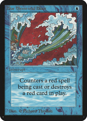 Blue Elemental Blast [Alpha Edition] Magic: The Gathering
