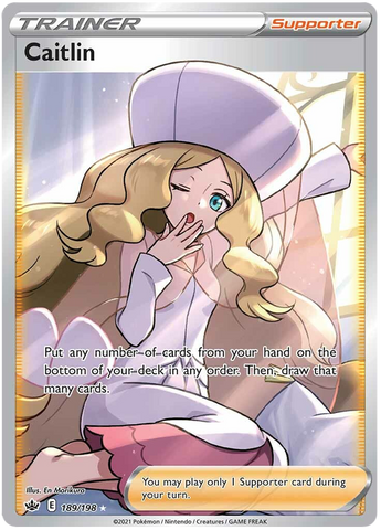 Caitlin (189/198) [Sword & Shield: Chilling Reign] Pokémon