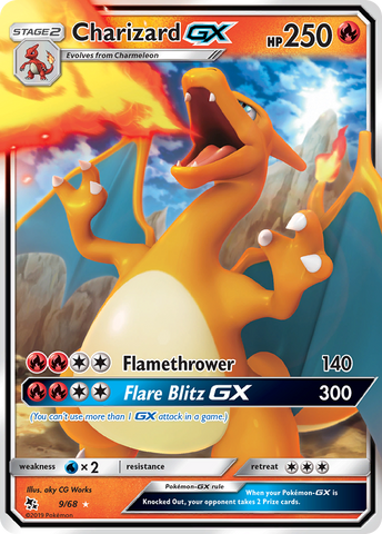 Charizard GX (9/68) [Sun & Moon: Hidden Fates] Pokémon