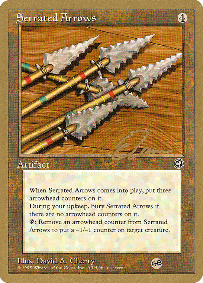 Serrated Arrows (Eric Tam) (SB) [Pro Tour Collector Set] Magic: The Gathering