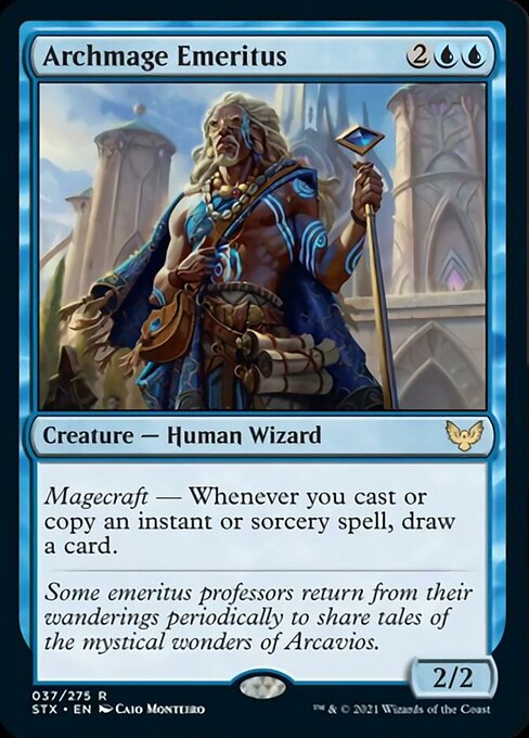 Archmage Emeritus [Strixhaven: School of Mages] Magic: The Gathering