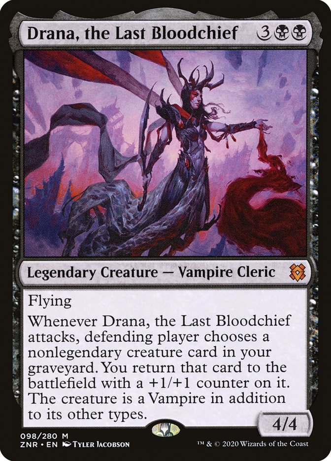 Drana, the Last Bloodchief [Zendikar Rising] Magic: The Gathering