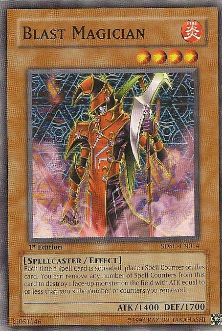 Blast Magician [SDSC-EN014] Common Yu-Gi-Oh!