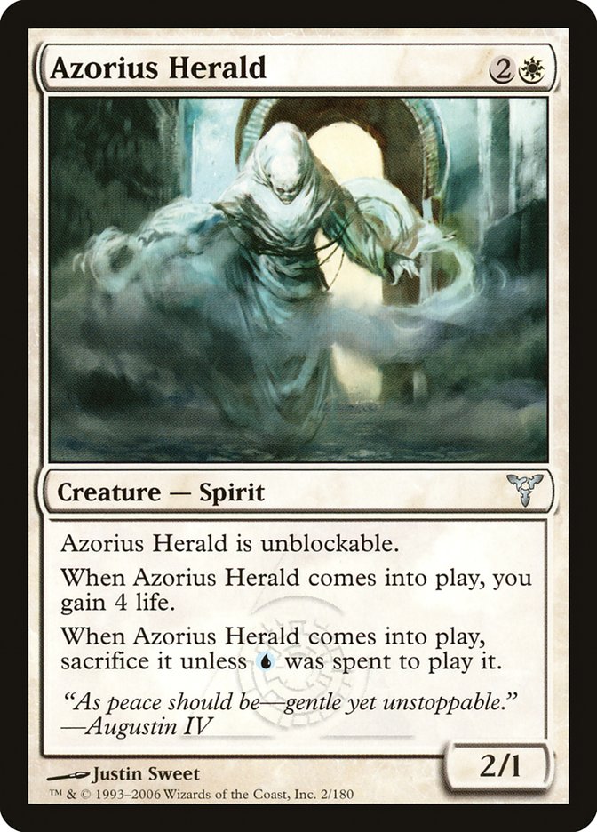 Azorius Herald [Dissension] Magic: The Gathering