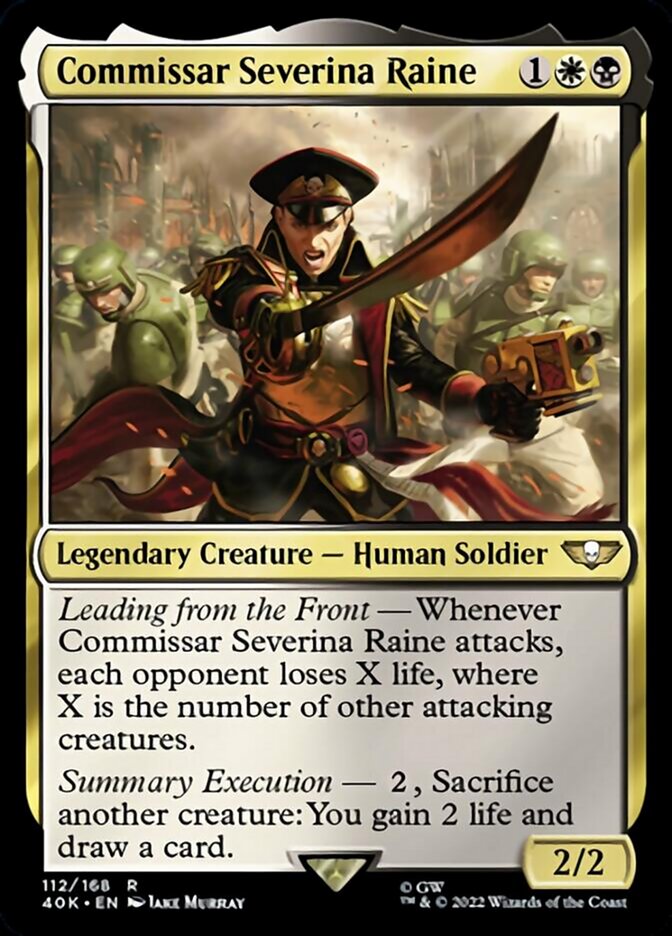 Commissar Severina Raine [Warhammer 40,000] Magic: The Gathering