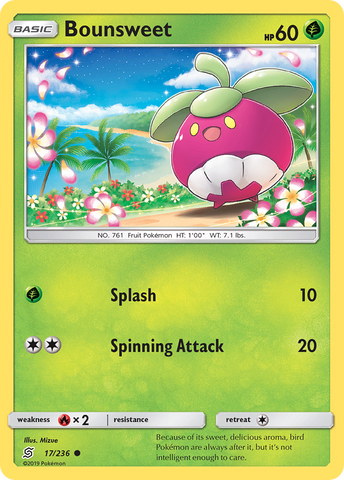 Bounsweet (17/236) [Sun & Moon: Unified Minds] Pokémon