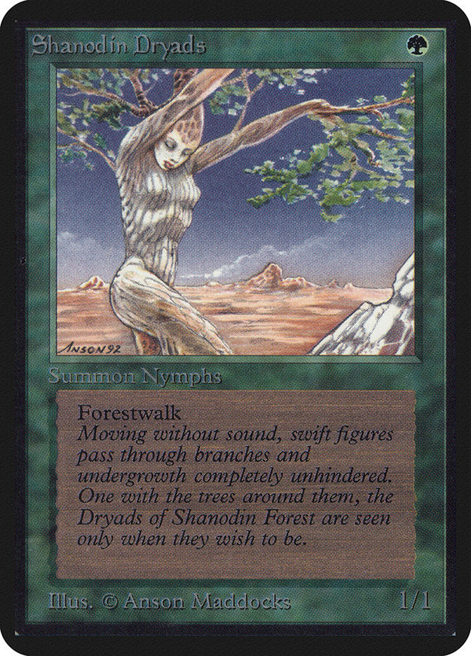 Shanodin Dryads [Alpha Edition] Magic: The Gathering