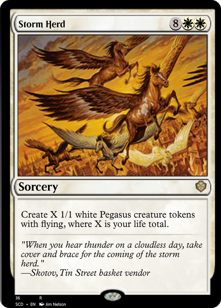 Storm Herd [Starter Commander Decks] Magic: The Gathering