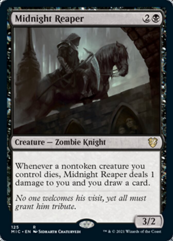 Midnight Reaper [Innistrad: Midnight Hunt Commander] Magic: The Gathering