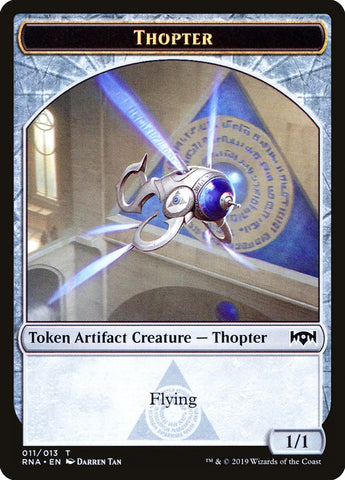 Bird // Thopter Double-Sided Token [Ravnica Allegiance Guild Kit Tokens] Magic: The Gathering