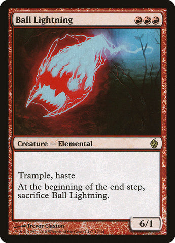 Ball Lightning [Premium Deck Series: Fire and Lightning] Magic: The Gathering
