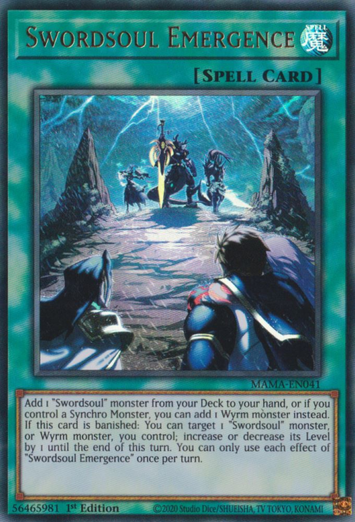 Swordsoul Emergence [MAMA-EN041] Ultra Rare Yu-Gi-Oh!